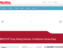 Tablet Screenshot of medtoxdiagnostics.com